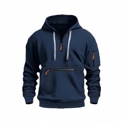 Mens Casual Zipper Hoodie
