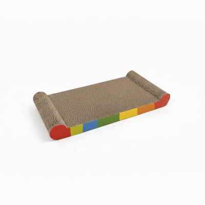 Rainbow Bone-Shaped Cat Scratching Board