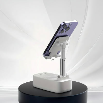 Portable Wireless Speaker With Phone Holder