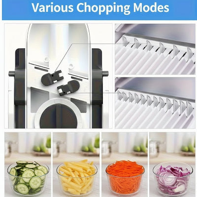 5 in 1 Manual Vegetable Cutter And Chopper